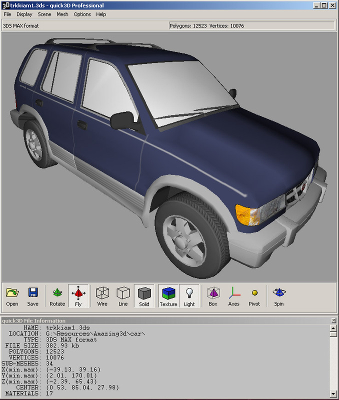 Quick3D Viewer Screenshot